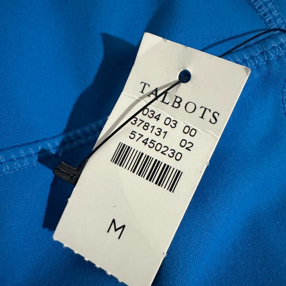 Talbots OUT & ABOUT ESSENTIAL LEGGINGS Royal Blue Women’s Size Medium NEW - Picture 7 of 10